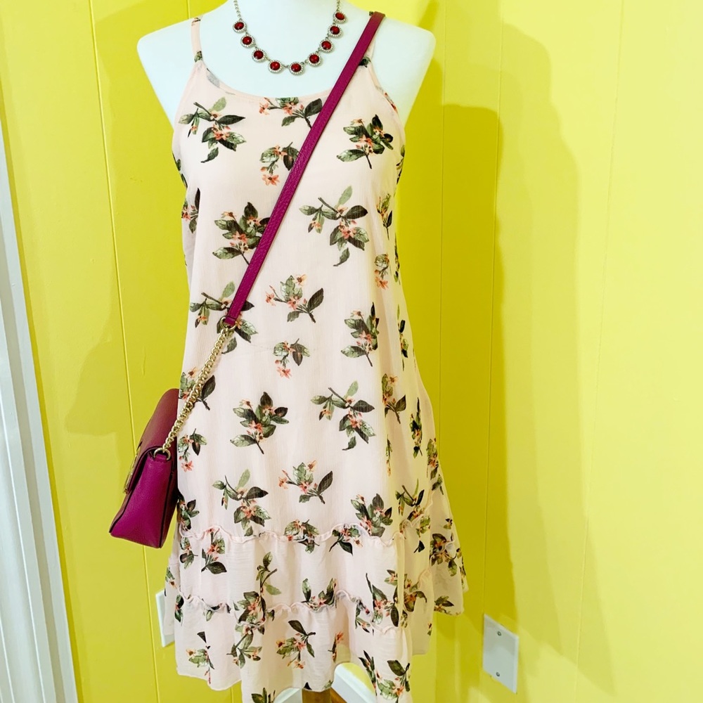 Abercrombie and Fitch floral pink dress
